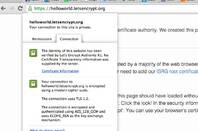 Let's Encrypt browser certificate