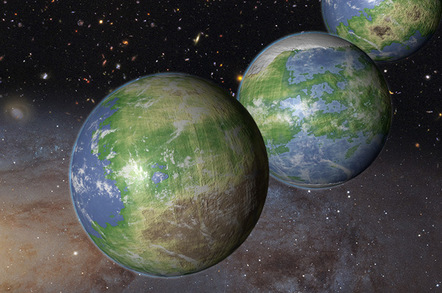 Artist's impression of Earth-Like worlds. Pic: NASA, ESA, and G. Bacon (STScI)