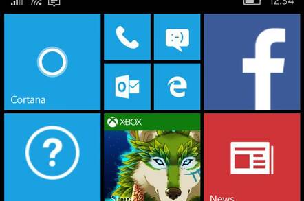 Windows 10 Mobile build 10572