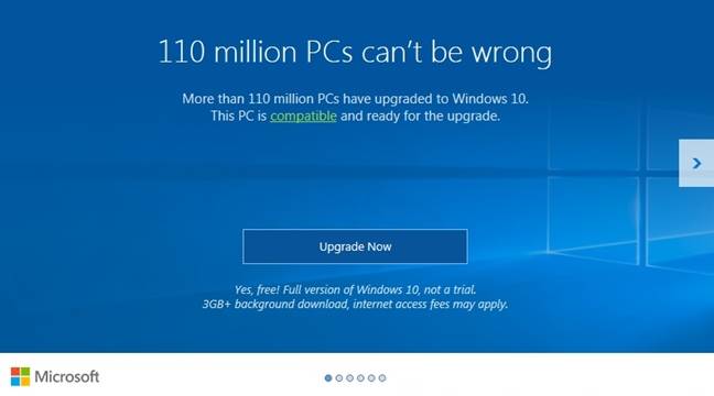 register windows 10 upgrade