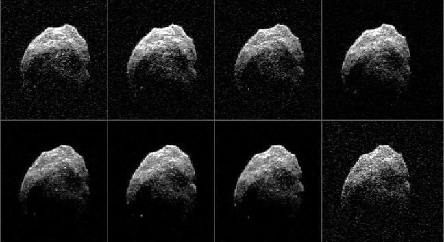 NASA's radar images of the Halloween Asteroid