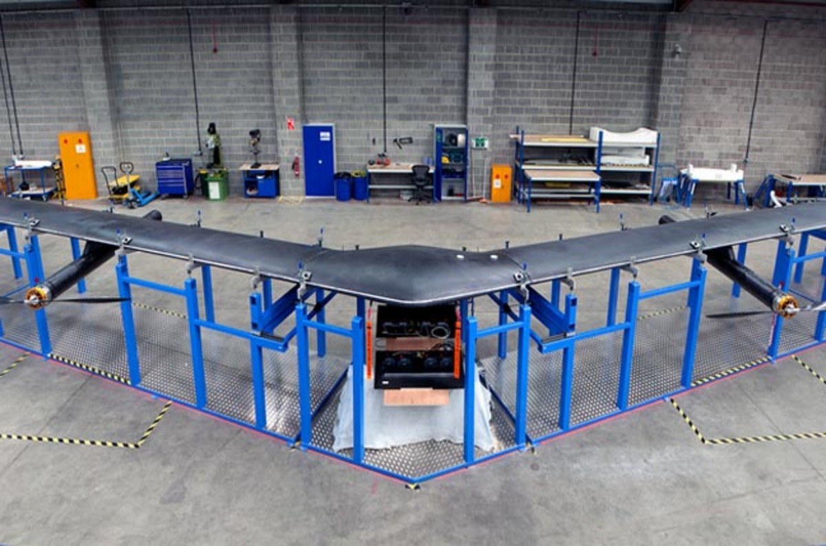 Facebook's laser-powered internet drone preps for take off