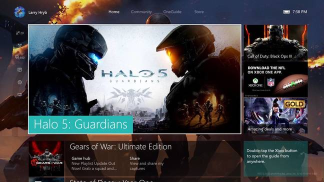 The new Xbox Experience is powered by Windows 10