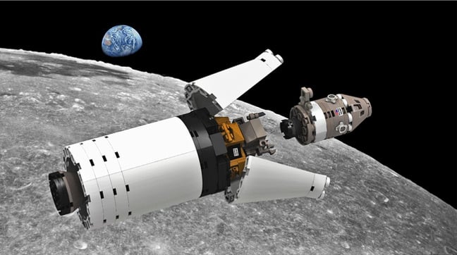 The Lego lunar orbiter and lander