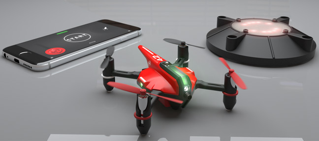 Drone N Base chopper, base station and smartphone