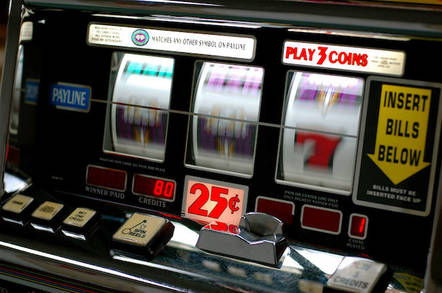 Slot machine by https://www.flickr.com/photos/kubina/ cc 2.0 attribution sharealike https://creativecommons.org/licenses/by-sa/2.0/