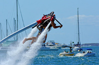 Water jet pack photo via Shutterstock
