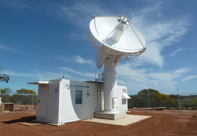The 4.5m dish at New Norcia