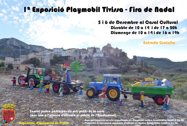 Poster for the Playmobil event in Tivissa
