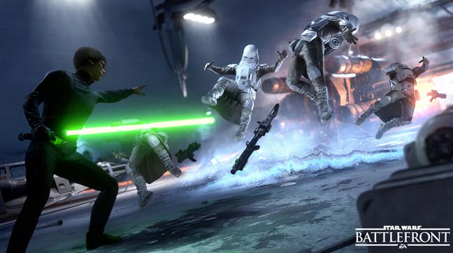 Star Wars: Battlefront luke skywalker. Electronic Arts