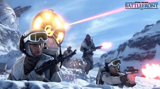 Star Wars: Battlefront walker assault hoth. Electronic Arts