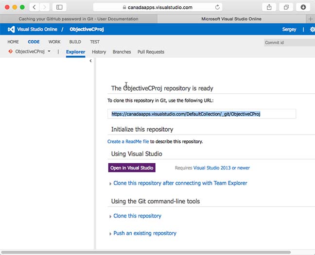 visual studio github for mac