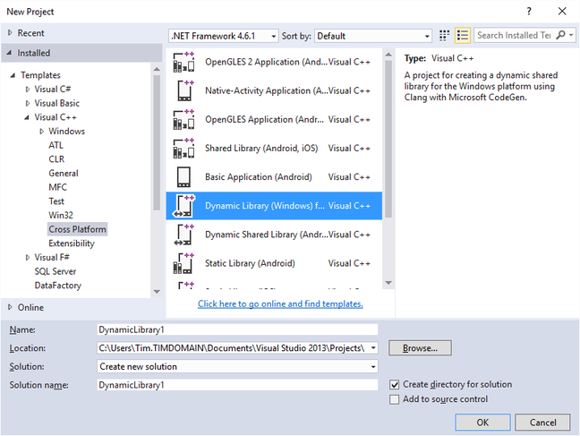 Visual Studio includes an option to build Windows DLLs with the Clang compiler