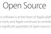 Apple's open source statement
