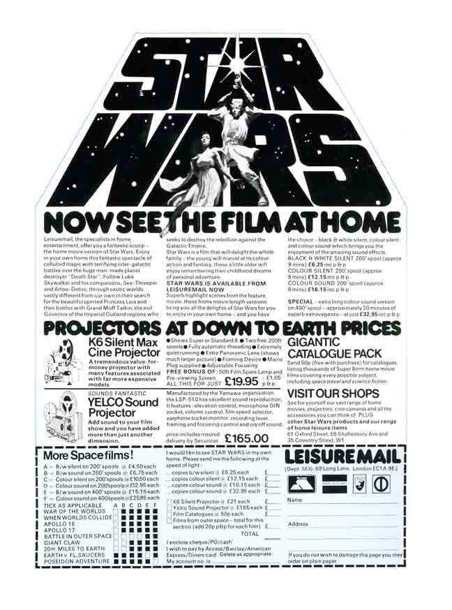 Star Wars home poster