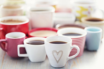 Coffee cups image via Shutterstock