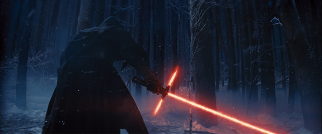 Kylo Ren lightsaber credit Licasefilm Disney