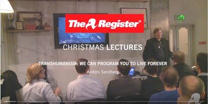 Anders Sandberg Register Lecture Opening