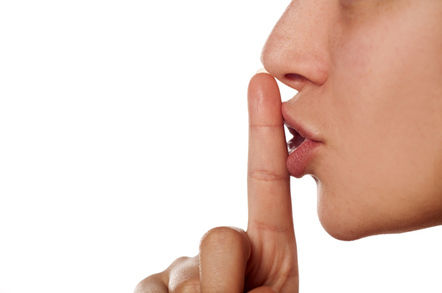 Shussh, image via Shutterstock