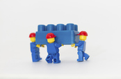 Lego builders, photo by Simone Mescolini, via Shutterstock