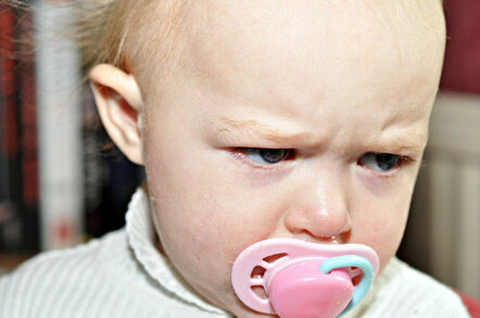 Angry baby. Pic: Luke Addison/Flickr