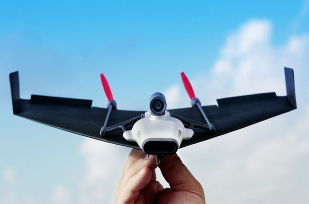Live-streaming paper plane drone takes to the skies