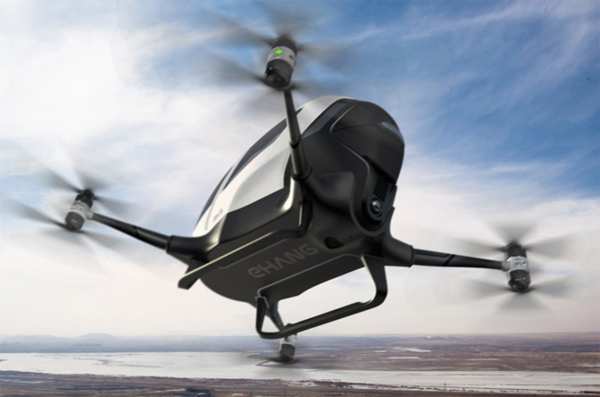 Chinese unleash autonomous airborne taxi (aka a helicopter)