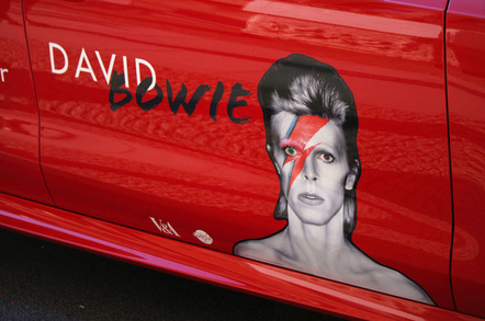 Bowie image via Shutterstock