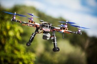 Professional carbon drone with GPS. Pic via Shutterstock