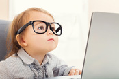 Nerd kid, image via Shutterstock
