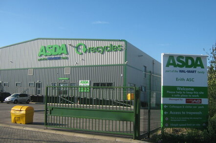 Asda Recycling Site, Belvedere On Crabtree Manorway North. Copyright David Anstiss and licensed for reuse under this CC 2.0
