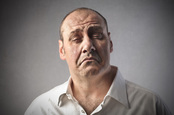 crying man, image via Shutterstock