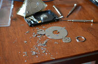broken hard drive