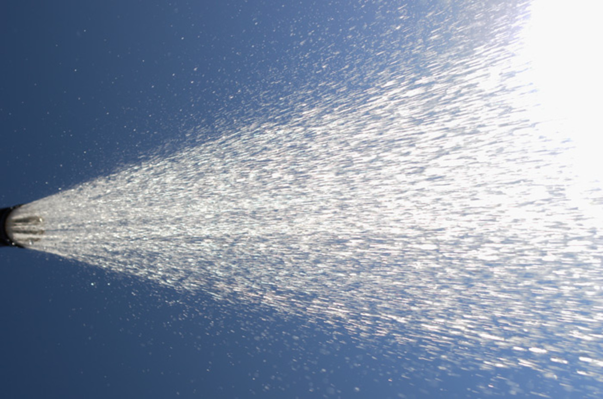 Firing a water rocket to 1km? Piece of cake