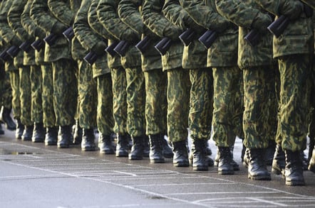 Marching, image via Shutterstock