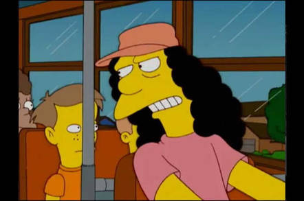 Still of Otto the bus driver
