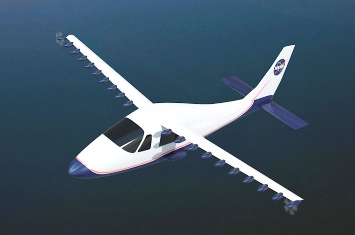 NASA charges up 18-prop electric X-plane