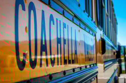 A Coachella School District bus