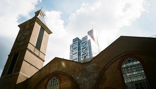 Glass building behind Liverpool St station, London. Pic by uncoolbob/Flickr, CC BY-NC 