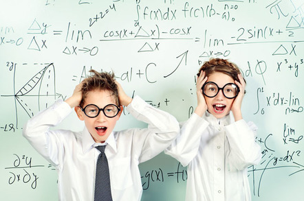 Kid nerds photo via Shutterstock