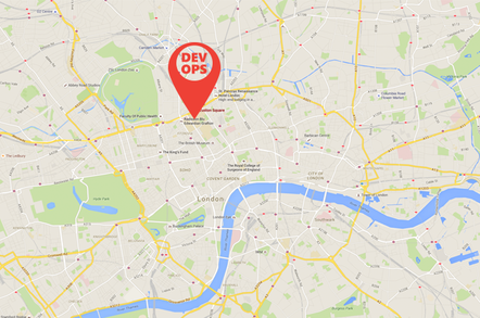 Google map showing Continuous Lifecycle Location
