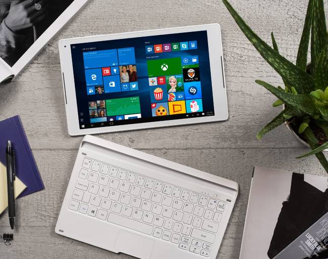 The Alcatel Plus 10 has a detachable keyboard that doubles as a wifi hotspot The Alcatel Plus 10 has a detachable keyboard that doubles as a Wi-Fi hotspot