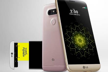 LG's G5 smartphone has a removeable battery and other companion devices