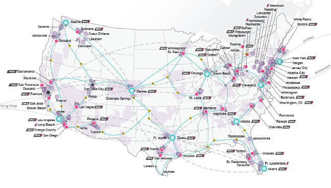 XO's US network