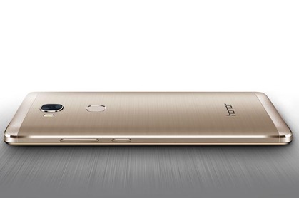 Huawei gold Honor 5X with fingerprint sensor