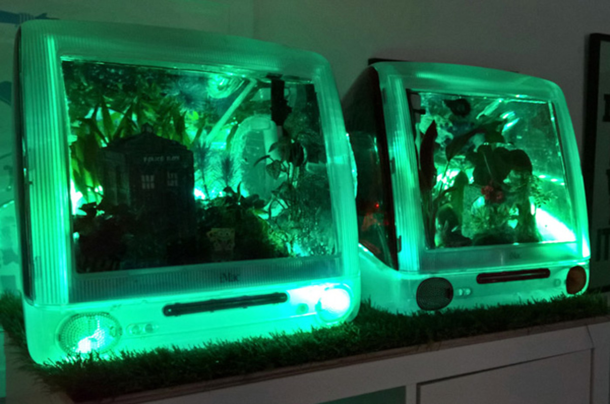 LOHAN sponsor knocks up nifty iMac fish tank