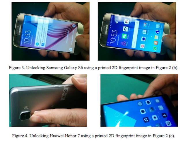 Spoofing fingerprints