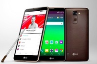 The LG Stylus DAB+ comes in tan, white or brown