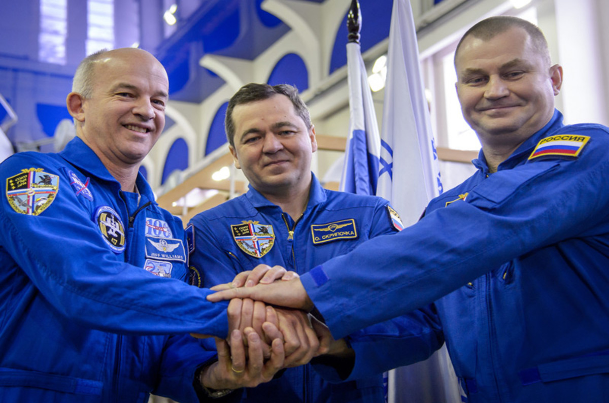 'Naut triumvirate set for ISS launch