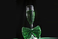 Glass of green wine. Photo by Shutterstock